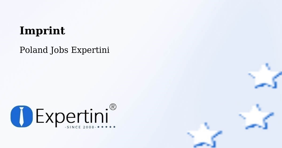 Imprint – Koszalin - Poland Jobs Expertini